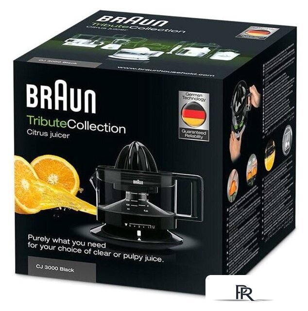 Соковыжималка Braun Tribute CJ 3000 (черный) - Изображение №3 — Интернет-магазин ПроЗаказ