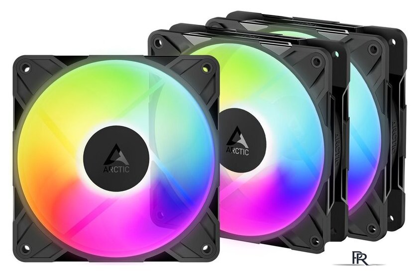 Комплект вентиляторов для корпуса Arctic P12 Pro Reverse A-RGB 3 Pack ACFAN00333A - Изображение №1 — Интернет-магазин ПроЗаказ