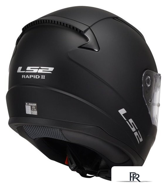 Мотошлем LS2 FF353 Rapid 2 Solid (XXL, черный матовый) - Изображение №12 — Интернет-магазин ПроЗаказ