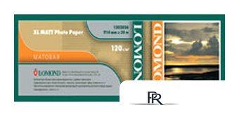 Фотобумага Lomond XL Matt Inkjet Photo Paper 914 мм х 30 м 120 г/м2 1202062 - Изображение №1 — Интернет-магазин ПроЗаказ