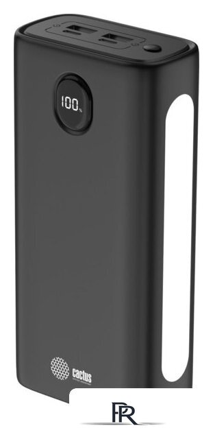 Внешний аккумулятор CACTUS CS-PBFSJA-30000 30000mAh (черный) - Изображение №1 — Интернет-магазин ПроЗаказ