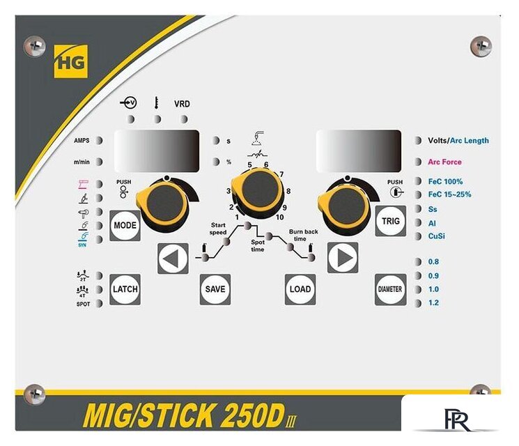 Сварочный инвертор HUGONG Mig/Stick 250D III - Изображение №5 — Интернет-магазин ПроЗаказ