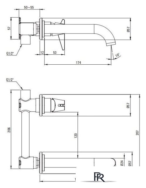Смеситель Deante Temisto BQT M54L - Изображение №4 — Интернет-магазин ПроЗаказ
