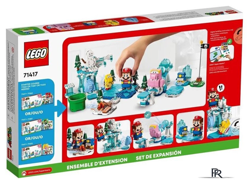 Конструктор LEGO Super Mario 71417 Дополнительный набор: Снежное приключение Флипруса - Изображение №2 — Интернет-магазин ПроЗаказ
