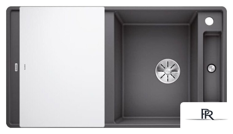 Кухонная мойка Blanco Axia III 5 S-F 523232 (серый камень, стеклянная доска) - Изображение №1 — Интернет-магазин ПроЗаказ