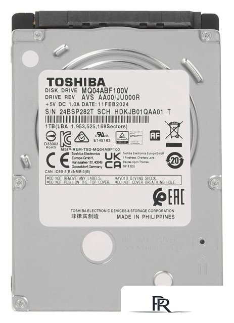 Жесткий диск Toshiba MQ04ABF100V 1TB - Изображение №1 — Интернет-магазин ПроЗаказ