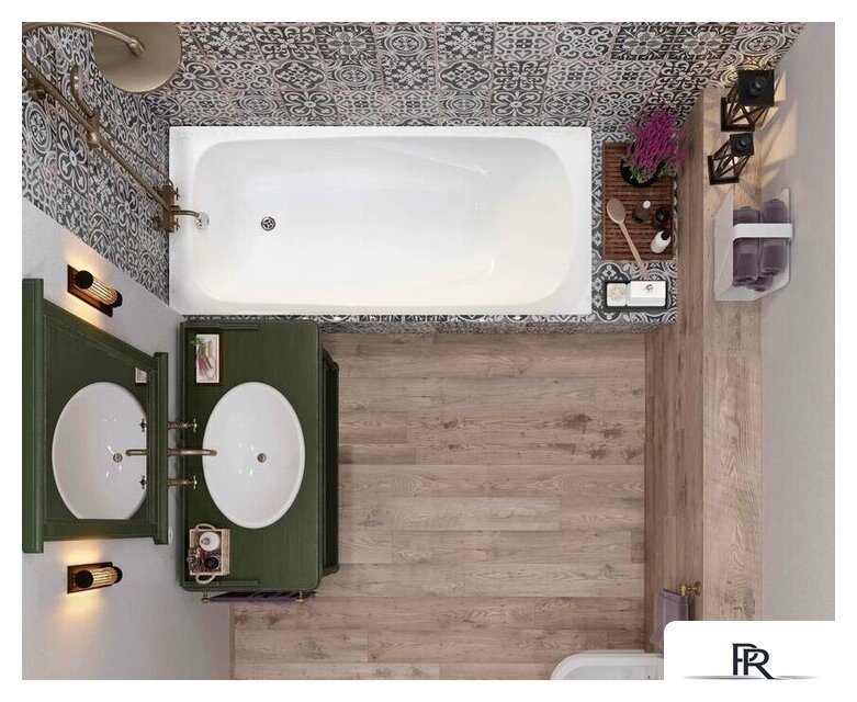 Ванна VagnerPlast Aronia 170х75 - Изображение №2 — Интернет-магазин ПроЗаказ