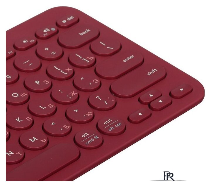 Клавиатура Logitech Multi-Device K380 Bluetooth 920-007655 (красный) - Изображение №4 — Интернет-магазин ПроЗаказ
