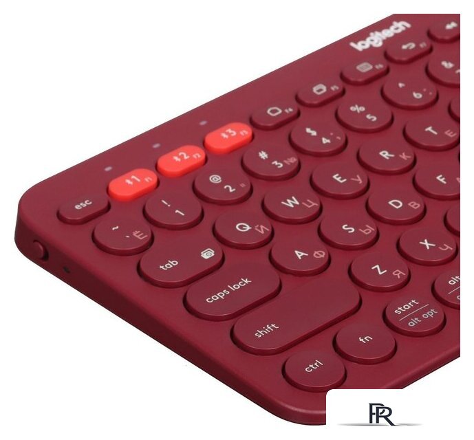 Клавиатура Logitech Multi-Device K380 Bluetooth 920-007655 (красный) - Изображение №3 — Интернет-магазин ПроЗаказ