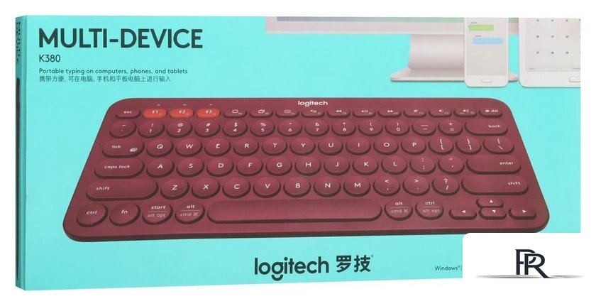 Клавиатура Logitech Multi-Device K380 Bluetooth 920-007655 (красный) - Изображение №7 — Интернет-магазин ПроЗаказ