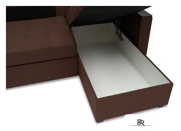 Диван Mio Tesoro Атланта Лайт 111 (Savana Chocolate/Ecostile Chocolate) - Изображение №8 — Интернет-магазин ПроЗаказ