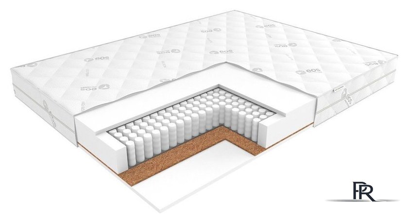 Матрас ЭОС Идеал 1а/2 160x200+Samsara Коты на синем фоне Евро 220-6 - Изображение №3 — Интернет-магазин ПроЗаказ