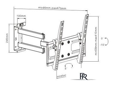 Кронштейн для телевизора Arm Media PT-15 - Изображение №3 — Интернет-магазин ПроЗаказ