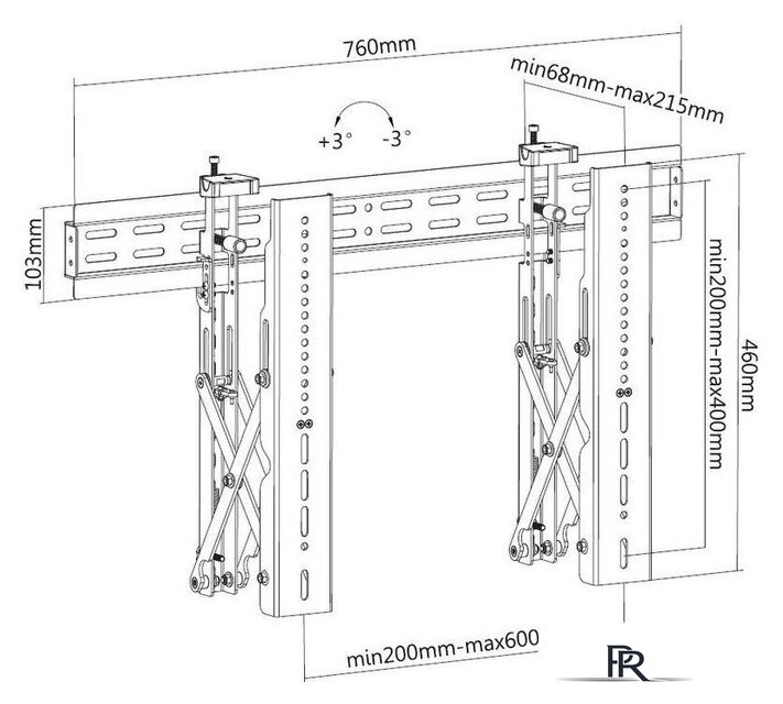 Кронштейн для информационной панели Digis DSM-P0270 - Изображение №8 — Интернет-магазин ПроЗаказ