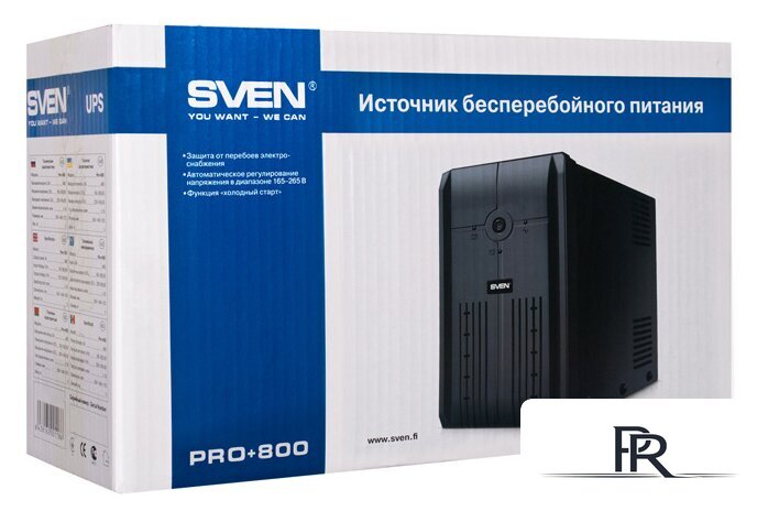 Источник бесперебойного питания SVEN Pro+ 800 - Изображение №4 — Интернет-магазин ПроЗаказ