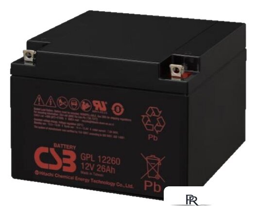 Аккумулятор для ИБП CSB Battery GPL12260 (12В/26 А·ч) - Изображение №1 — Интернет-магазин ПроЗаказ