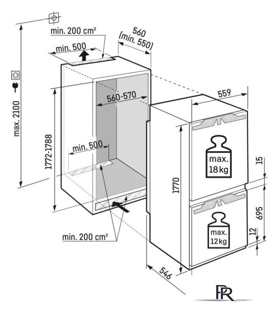 Холодильник Liebherr ICBNe 5123 Plus - Изображение №3 — Интернет-магазин ПроЗаказ
