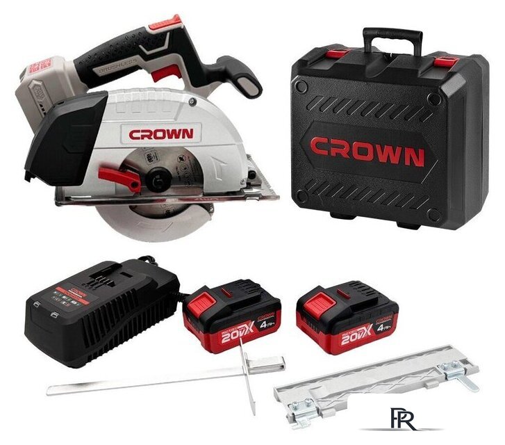 Дисковая (циркулярная) пила Crown CT25040-150HX-4 BMC (с 2-мя АКБ, кейс) - Изображение №15 — Интернет-магазин ПроЗаказ