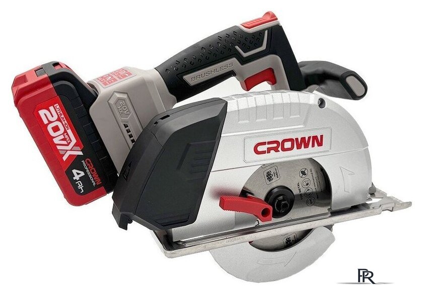 Дисковая (циркулярная) пила Crown CT25040-150HX-4 BMC (с 2-мя АКБ, кейс) - Изображение №2 — Интернет-магазин ПроЗаказ
