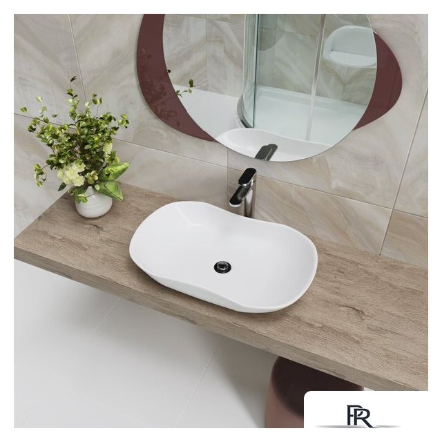 Умывальник Lauter 21570 + клапан 21190W + сифон 21635W (белый матовый) - Изображение №12 — Интернет-магазин ПроЗаказ