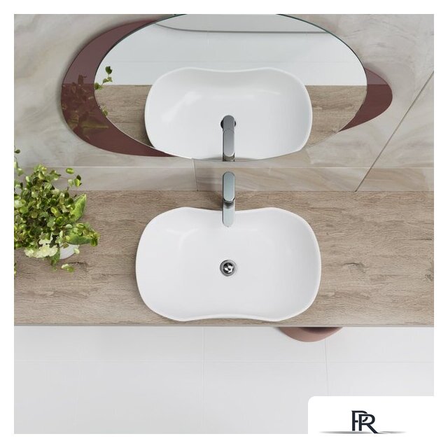 Умывальник Lauter 21570 + клапан 21190W + сифон 21635W (белый матовый) - Изображение №13 — Интернет-магазин ПроЗаказ