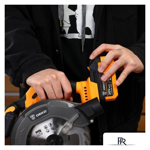 Дисковая (циркулярная) пила Deko DKCS20DA 085-1155 (с 1-им АКБ) - Изображение №7 — Интернет-магазин ПроЗаказ