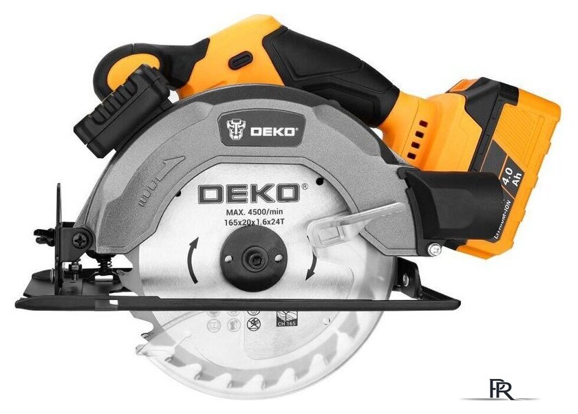 Дисковая (циркулярная) пила Deko DKCS20DA 085-1155 (с 1-им АКБ) - Изображение №5 — Интернет-магазин ПроЗаказ
