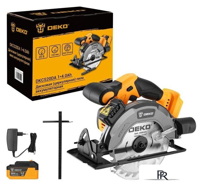 Дисковая (циркулярная) пила Deko DKCS20DA 085-1155 (с 1-им АКБ) - Изображение №1 — Интернет-магазин ПроЗаказ