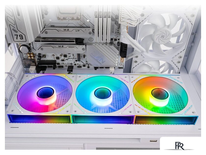 Комплект вентиляторов для корпуса Thermalright TL-M12QRW-S X3 (белый) - Изображение №6 — Интернет-магазин ПроЗаказ