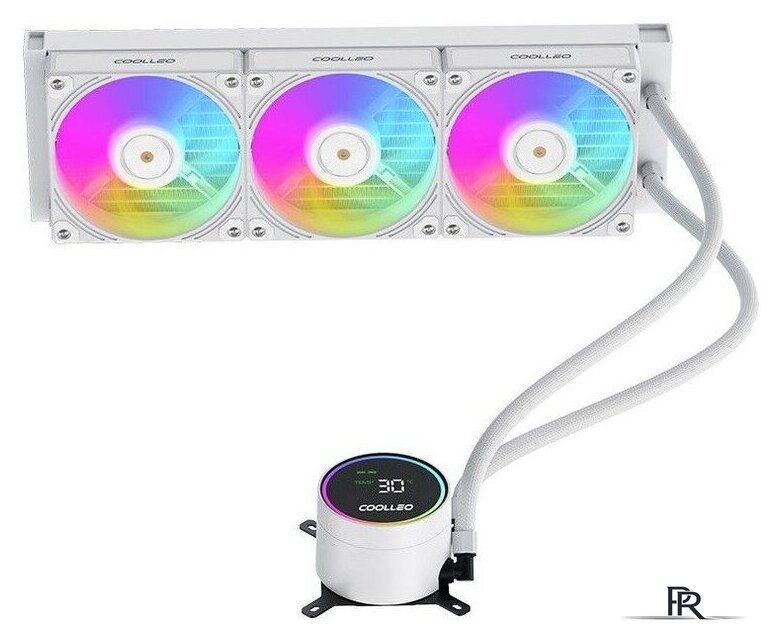 Система жидкостного охлаждения для процессора Coolleo DIG-360-WH - Изображение №4 — Интернет-магазин ПроЗаказ