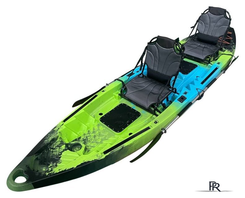 Байдарка BarrakuDA SOT390 (черный/зеленый/синий) - Изображение №1 — Интернет-магазин ПроЗаказ
