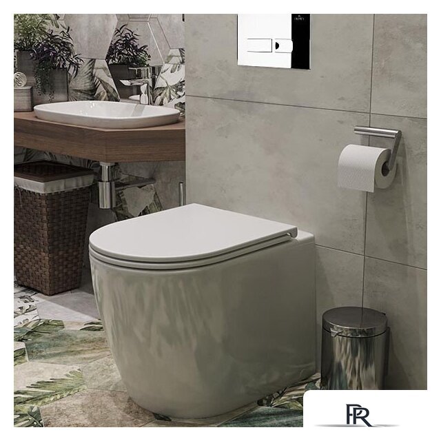 Унитаз подвесной Roxen Antares One Rimless 6 в 1 StounFix Dual Fresh 583589 (кнопка: хром) - Изображение №10 — Интернет-магазин ПроЗаказ