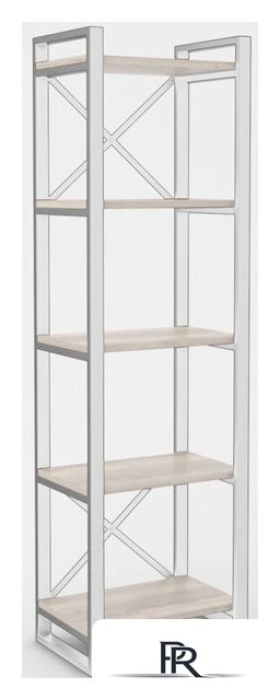 Стеллаж Hype Mebel Стандарт 50x200 (белый/древесина белая) - Изображение №1 — Интернет-магазин ПроЗаказ