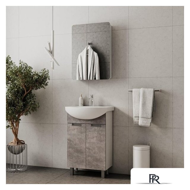  Volna Тумба с умывальником Vario Z 50.2D Рива 50 (напольная) - Изображение №7 — Интернет-магазин ПроЗаказ