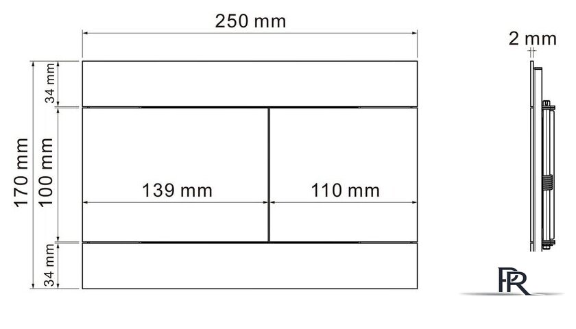 Унитаз подвесной Roxen Antares Tornado Long в комплекте с инсталляцией StounFix Dual Fresh 6 в 1 868459 (кнопка: сатин матовая) - Изображение №10 — Интернет-магазин ПроЗаказ
