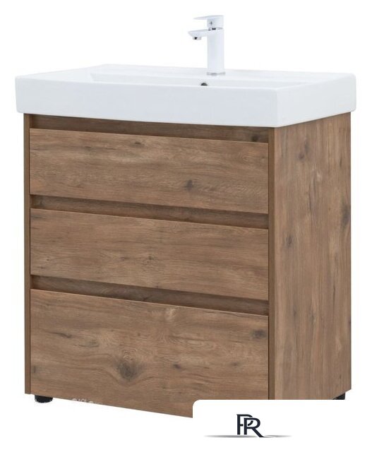  Aquanet Тумба под умывальник Nova Lite 75 302474 (дуб рустикальный) - Изображение №1 — Интернет-магазин ПроЗаказ
