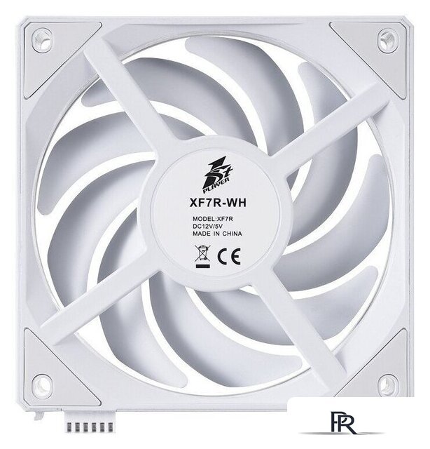Комплект вентиляторов для корпуса 1stPlayer XF7 Reverse ARGB (3 шт, белый) - Изображение №7 — Интернет-магазин ПроЗаказ