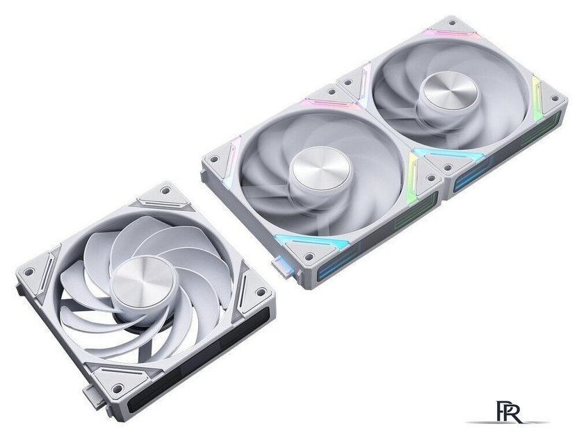 Комплект вентиляторов для корпуса 1stPlayer XF7 Reverse ARGB (3 шт, белый) - Изображение №2 — Интернет-магазин ПроЗаказ