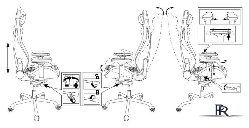 Игровое (геймерское) кресло Knight Titan (черный) - Изображение №27 — Интернет-магазин ПроЗаказ