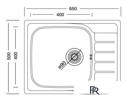 Кухонная мойка Kromevye Atlas EX 180 D - Изображение №2 — Интернет-магазин ПроЗаказ