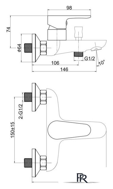 Смеситель Cersanit Cersania 63031 - Изображение №2 — Интернет-магазин ПроЗаказ