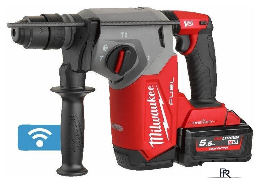 Перфоратор Milwaukee M18 FUEL M18ONEFHX-552X 4933478504 (с 2-мя АКБ, кейс) - Изображение №6 — Интернет-магазин ПроЗаказ