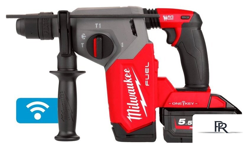 Перфоратор Milwaukee M18 FUEL M18ONEFHX-552X 4933478504 (с 2-мя АКБ, кейс) - Изображение №2 — Интернет-магазин ПроЗаказ