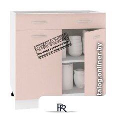 Шкаф напольный Кортекс-мебель Корнелия Лира НШ80р1ш без столешницы (дуб сонома) - Изображение №3 — Интернет-магазин ПроЗаказ