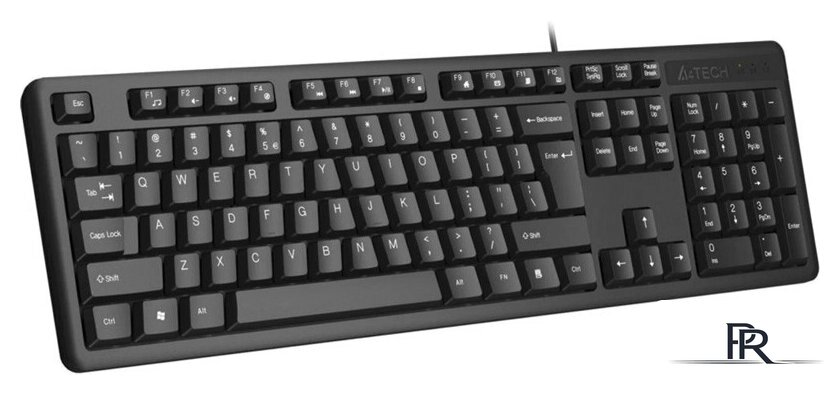 Клавиатура A4Tech KKS-3 (черный) - Изображение №1 — Интернет-магазин ПроЗаказ