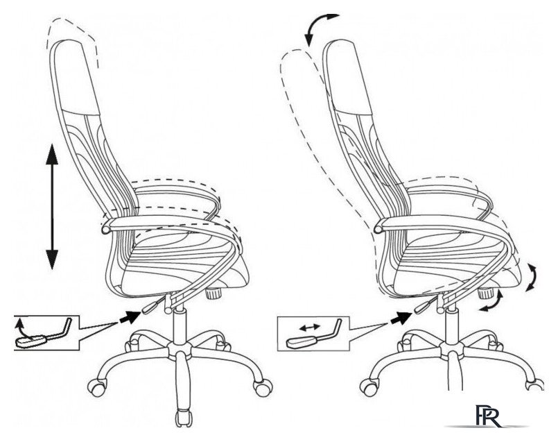 Офисное кресло Бюрократ CH-610SL (черный) - Изображение №11 — Интернет-магазин ПроЗаказ