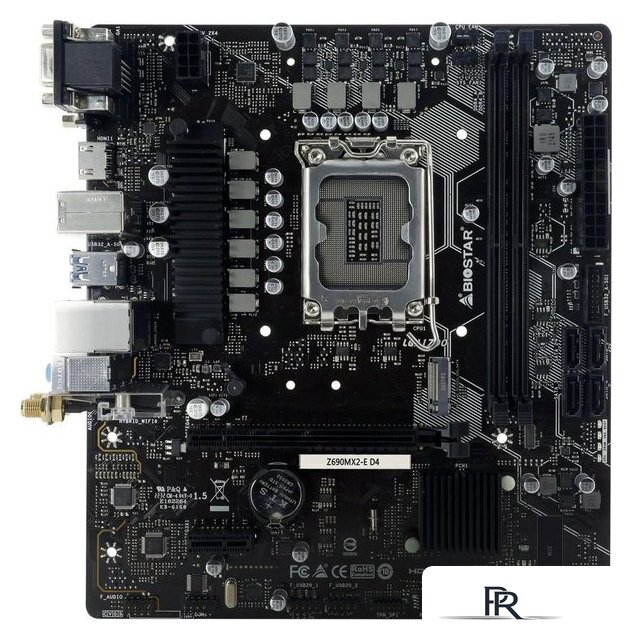 Материнская плата BIOSTAR Z690MX2-E D4 Ver. 6.0 - Изображение №1 — Интернет-магазин ПроЗаказ