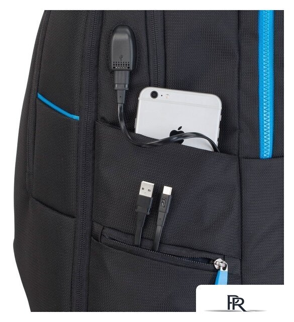 Городской рюкзак Rivacase 7860 (черный) - Изображение №9 — Интернет-магазин ПроЗаказ