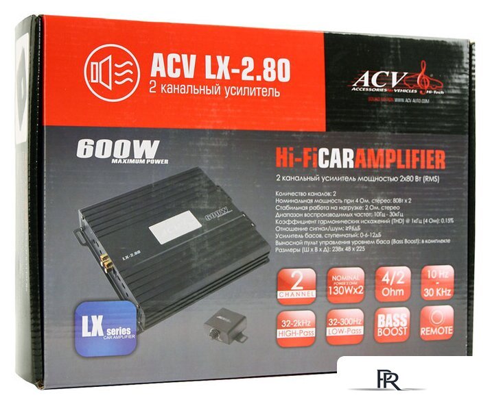 Автомобильный усилитель ACV LX-2.80 - Изображение №5 — Интернет-магазин ПроЗаказ