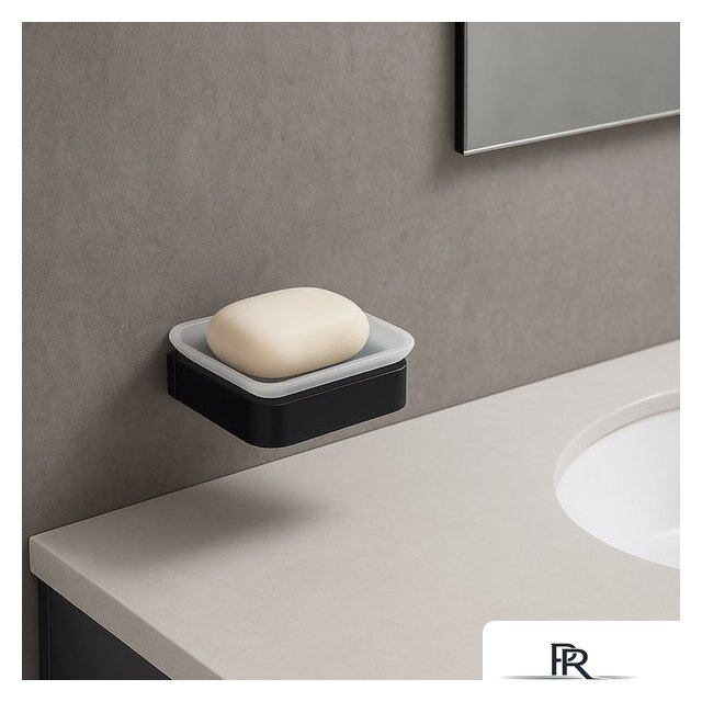 Набор аксессуаров для ванной Lauter 21SH7062 + 21SH7052 + 21SH7102 (Matt Black, 3 предмета) - Изображение №10 — Интернет-магазин ПроЗаказ